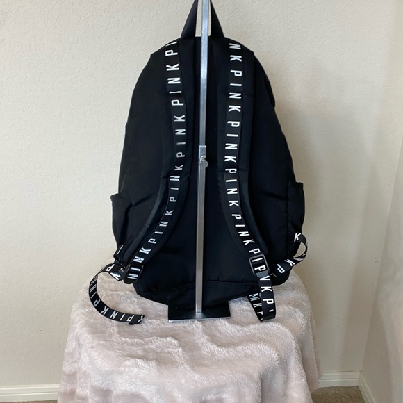 PINK Black/White & Grey Backpack - Picture 5 of 13